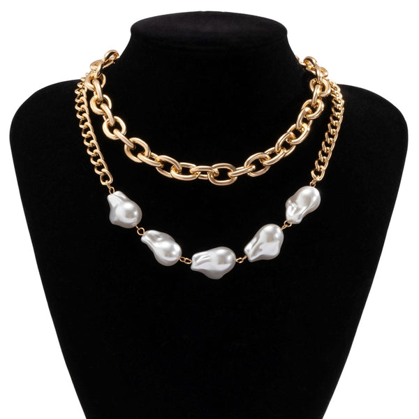 Collar Barroco con Perlas Sintéticas y Borla de Personalidad - Image 3