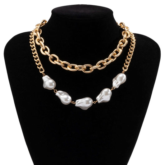 Collar Barroco con Perlas Sintéticas y Borla de Personalidad - Image 3