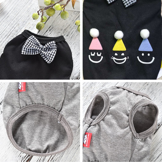 Conjunto de Ropa para Perros: Playera, Chaleco y Gorro de Verano - Image 11