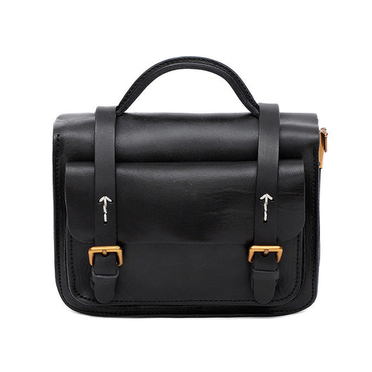 Bolso Crossbody de Cuero Curtido al Vegetal - Bolsa Multifuncional Retro - Image 4