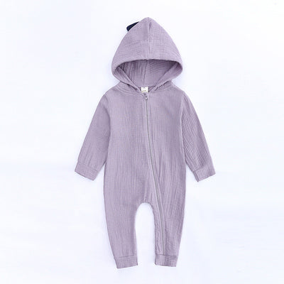 Pijama Enterizo de Dinosaurio con Capucha para Bebé - Image 10