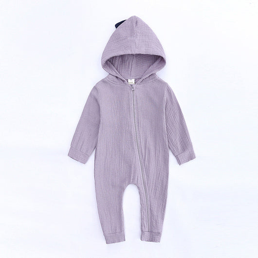 Pijama Enterizo de Dinosaurio con Capucha para Bebé - Image 10