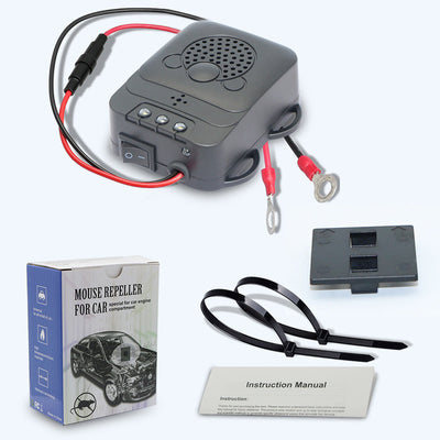 Repelente Ultrasónico para Roedores con Linterna LED y Batería 12V - Image 3