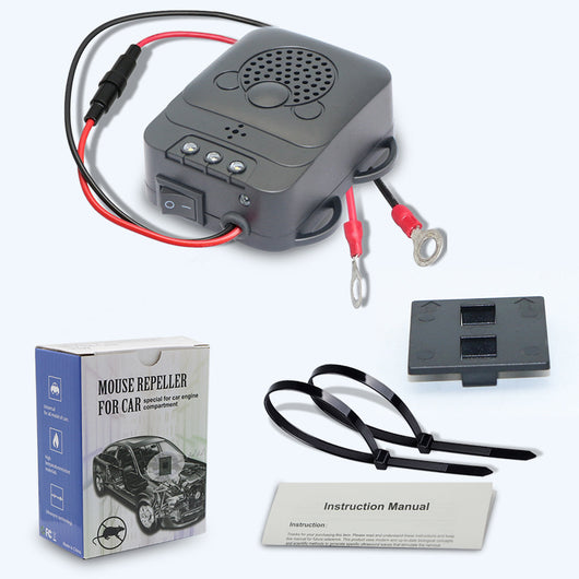 Repelente Ultrasónico para Roedores con Linterna LED y Batería 12V - Image 3