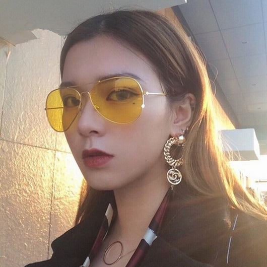Gafas de Sol Metal Efecto Océano con Lentes Amarillas y Visión Nocturna - Image 14
