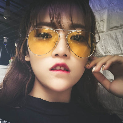 Gafas de Sol Metal Efecto Océano con Lentes Amarillas y Visión Nocturna - Image 16