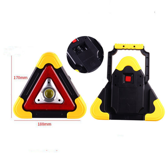 Triángulo de Seguridad Reflectante Solar para Auto con Luz Luminosa - Image 5