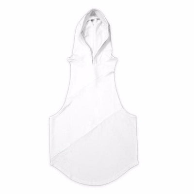Chaleco Deportivo Hombre Algodón Puro con Capucha - Corte Holgado Musculación - Image 9