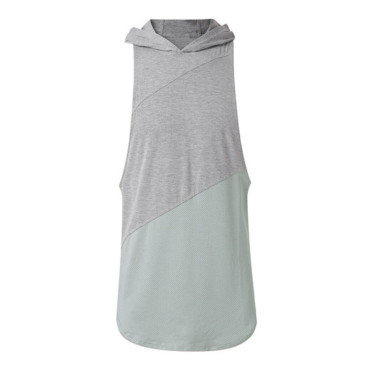 Chaleco Deportivo Hombre Algodón Puro con Capucha - Corte Holgado Musculación - Image 4