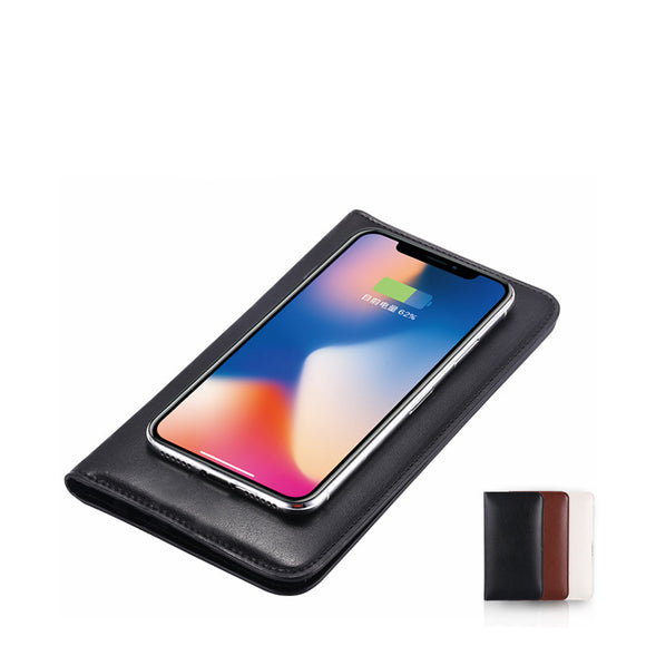 Billetera Cargadora Inalámbrica 6800 mAh con Power Bank Integrado