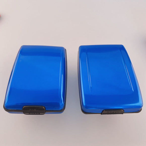 Billetera Inteligente de Aluminio con Protección RFID y Múltiples Compartimentos