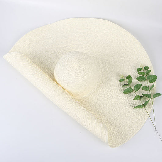 Sombrero de Playa Oversized 25cm de Ala Ancha para Mujer con Protección UV - Image 23