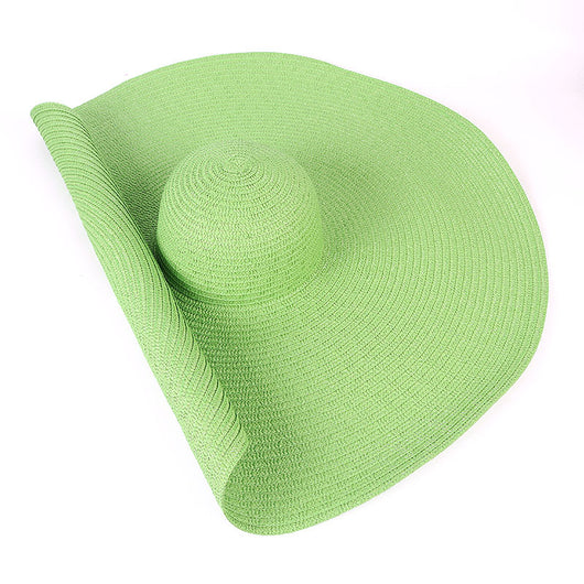 Sombrero de Playa Oversized 25cm de Ala Ancha para Mujer con Protección UV - Image 24