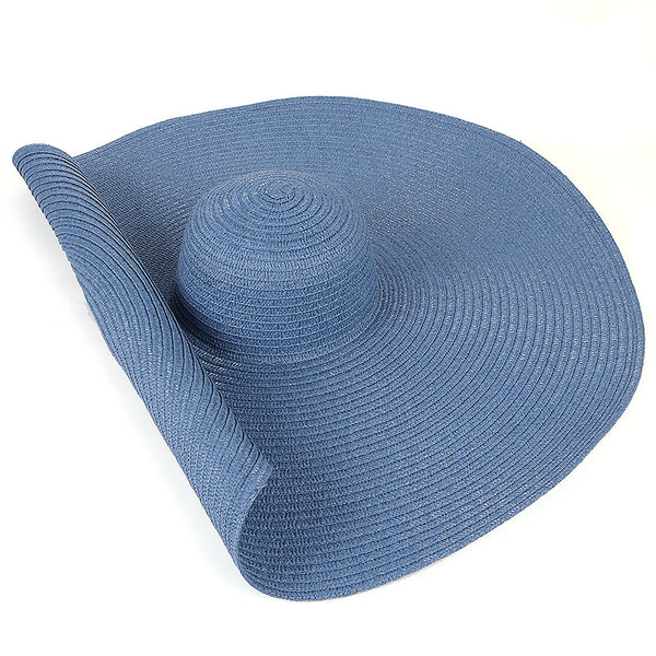 Sombrero de Playa Oversized 25cm de Ala Ancha para Mujer con Protección UV - Image 6