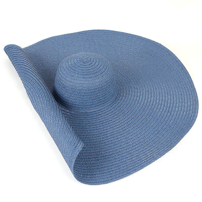 Sombrero de Playa Oversized 25cm de Ala Ancha para Mujer con Protección UV - Image 6