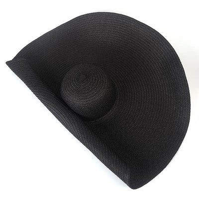 Sombrero de Playa Oversized 25cm de Ala Ancha para Mujer con Protección UV - Image 7
