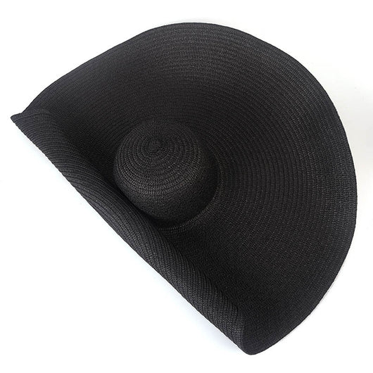 Sombrero de Playa Oversized 25cm de Ala Ancha para Mujer con Protección UV - Image 7