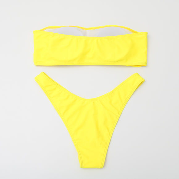 Traje de Baño Bikini Realce Devil con Escote Atrevido
