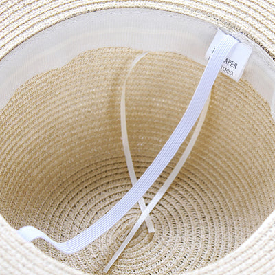 Sombrero de Ala Ancha para Mujer con Lazo - Protección Solar Turística - Image 3