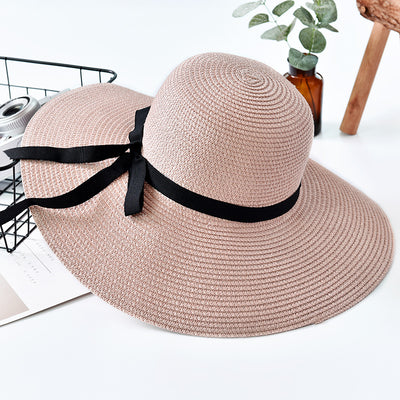 Sombrero de Ala Ancha para Mujer con Lazo - Protección Solar Turística - Image 2
