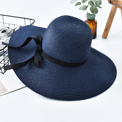 Sombrero de Ala Ancha para Mujer con Lazo - Protección Solar Turística - Image 4