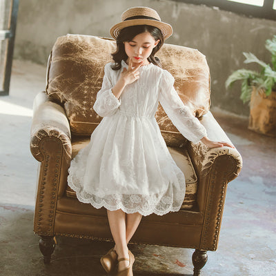 Vestidos Infantiles para Primavera y Otoño