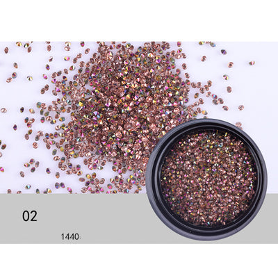 Juego de Uñas Diamond Flash Rojo con Cristal de Zirconio y Arena Mineral - Image 22