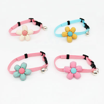 Collar para Gato y Perro Pequeño con Flores Frescas y Campanilla - Image 15
