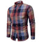 Camisa Slim Fit Cuadros de Colores Manga Larga