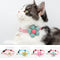 Collar para Gato y Perro Pequeño con Flores Frescas y Campanilla