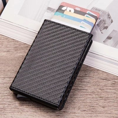 Monedero Minimalista con Protección RFID y Clip para Tarjetas