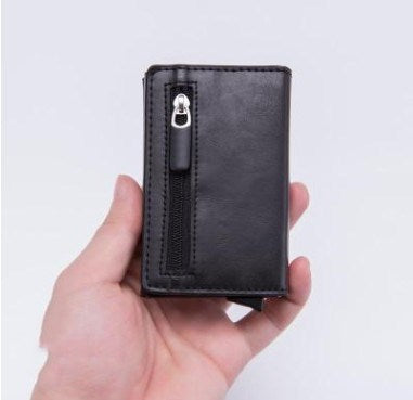 Monedero Minimalista con Protección RFID y Clip para Tarjetas
