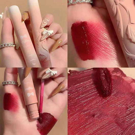 Labial Mate Almendra Desire - Brillo de Larga Duración para Primavera y Verano - Image 24