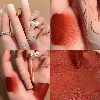 Labial Mate Almendra Desire - Brillo de Larga Duración para Primavera y Verano - Image 25