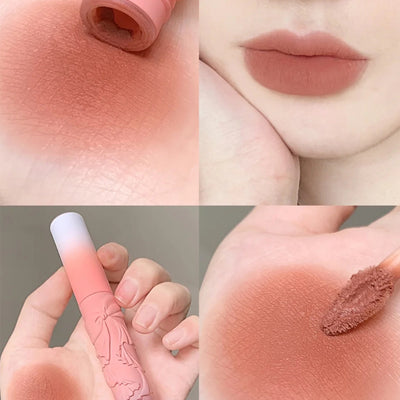 Labial Mate Almendra Desire - Brillo de Larga Duración para Primavera y Verano - Image 29