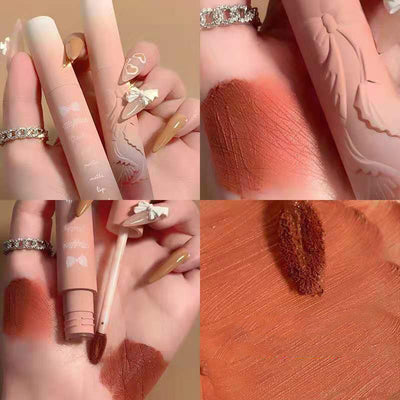 Labial Mate Almendra Desire - Brillo de Larga Duración para Primavera y Verano - Image 7