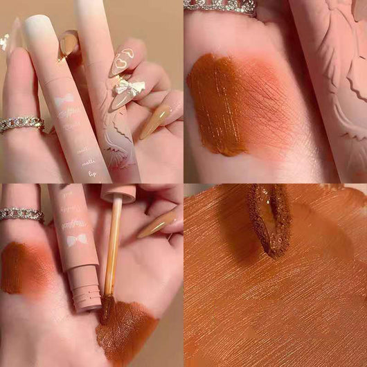 Labial Mate Almendra Desire - Brillo de Larga Duración para Primavera y Verano - Image 8