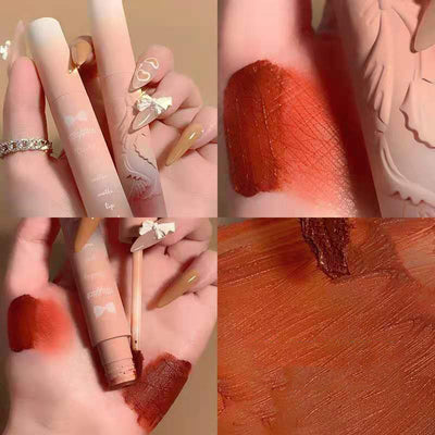 Labial Mate Almendra Desire - Brillo de Larga Duración para Primavera y Verano - Image 10