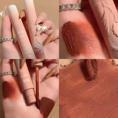 Labial Mate Almendra Desire - Brillo de Larga Duración para Primavera y Verano - Image 13