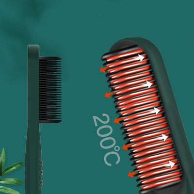 Peine Alisador de Barba con Calor - Rizador Profesional 3 en 1 - Image 8