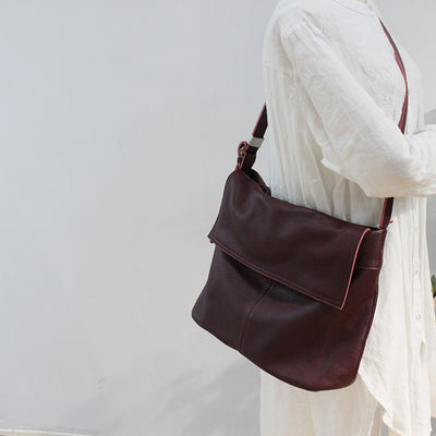 Bolso Bandolera Retro de Cuero Genuino para Mujer - Image 9