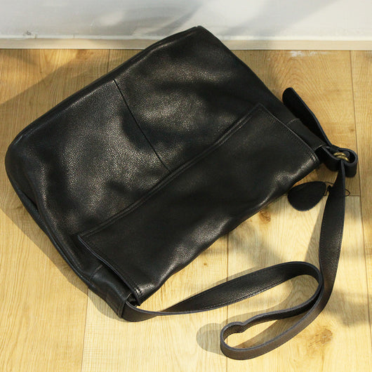 Bolso Bandolera Retro de Cuero Genuino para Mujer - Image 3