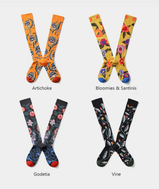 Calcetines de Skate Jacquard Rojo Neto Estilo Europeo - Image 3