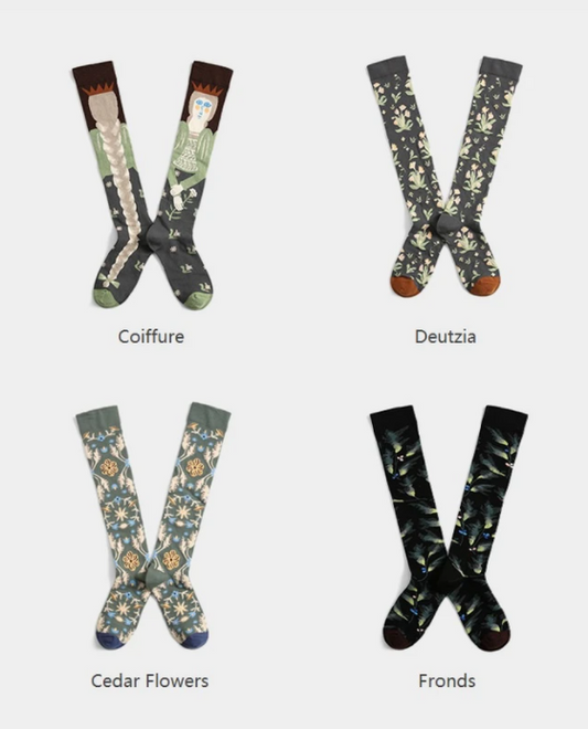 Calcetines de Skate Jacquard Rojo Neto Estilo Europeo - Image 2