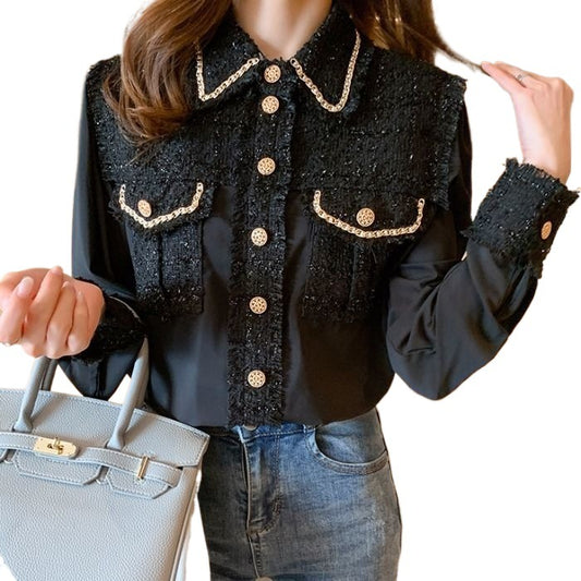 Camisa de Manga Larga con Costura Francesa - Estilo Parisino - Image 2