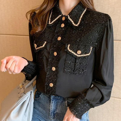 Camisa de Manga Larga con Costura Francesa - Estilo Parisino - Image 5