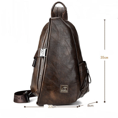 Bolsa Mensajero de Gran Capacidad para Hombre - Mochila Casual Estilo Coreano - Image 10