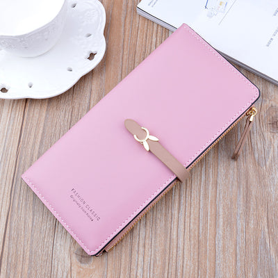Billetera Larga para Mujer Estilo Coreano con Múltiples Compartimentos - Image 13