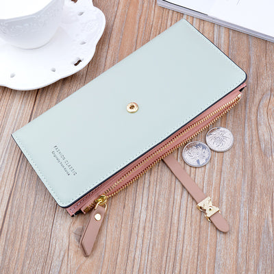 Billetera Larga para Mujer Estilo Coreano con Múltiples Compartimentos - Image 9