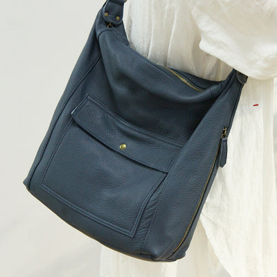 Bolso de Hombro Mujer Piel de Becerro Gran Capacidad - Bolsa Mensajero Práctica - Image 11